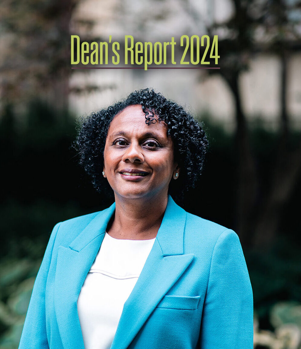 deans report image with text stating deans report 2024